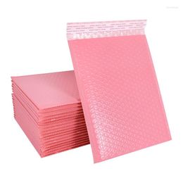 Storage Bags 1/2/3/4/5pcs Pink Black Bubble PE Foam Self Seal Padded Envelope Bag Waterproof Mailer Gift Packaging Supplies