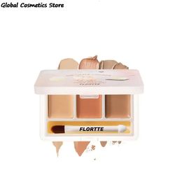 FLORT 3 Colour concealer Palette concealer Acne Marker Dark Circle Brightness Skin Correct Outline Basic Palette 240429