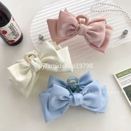 Fashion Double Sided Big Bow Hair Claws for Girls Women Bow Alligator Clamp Clip Large Shark Claw Hair Clips