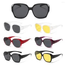 Sunglasses Trendy Sun Glasses That Can Be Worn Over Prescription Fit Wrap Around Square Shades Polarised