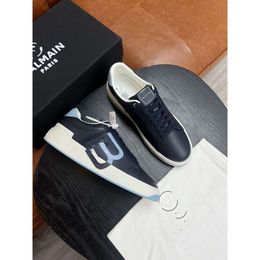 B-COURT fashion men shoes causal Spring sneaker designer New Fashion Trend Soft and Breathable Genuine Leather Men's Casual Driving Flat Shoes 636