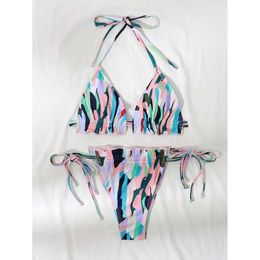 Sexy Micro Bikini 2024 Woman Swimsuit Colourful Swimwear Women String Thong Bikinis Set Female Bathing Suit Beach Wear Biquini