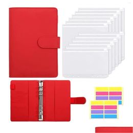 Gift Wrap Budgeting Cash 15 Pcs Budget Binders Set With A6 For Saving Money Storage Bag Drop Delivery Dhbdt