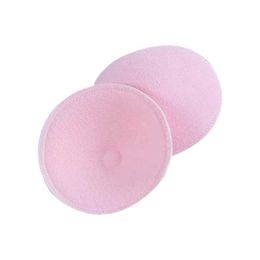 Breast Pads 4 pieces of pregnant womens anti overflow breast pads washable soft cotton anti leakage latex patches reusable for baby feeding washable bra d240516