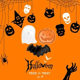 Party Decoration Halloween Decorative Dish Pumpkin Ghost Table Decorations Tray Spooky Snack Decor Horror Favours For Candies