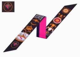 2pcs V Tarot alphabet series Europe and the United States French chain tied with bag handle scarf small ribbon bag with female3327152