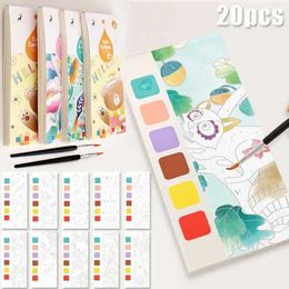 le childrens watercolor painting books with watercolor graffiti pictures for children colored painting toys and gifts S516