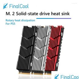 Fans Coolings Computer M2 2280 Ssd Heat Sink M.2 Nvme Solid State Disc Drive Heatsink Aluminium Radiator With Thermal Pad For Desktop P Otvx7
