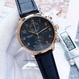 IWCity Watch AAA Designer de alta qualidade IWCity Portugal Collection Time Horário de quartzo Vista suíço Relógios de luxo masculino com a caixa original 9012