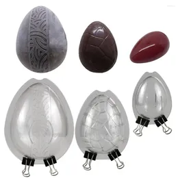 Baking Tools 3 Style Easter Eggs Chocolate Mold Confectionery Cake Decorating Candy Mould Polycarbonate