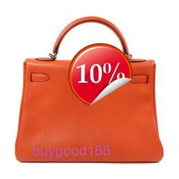Top Ladies Designer eKolry Bag 32 2 Way Shoulder Bag Handbag Clemence Orange