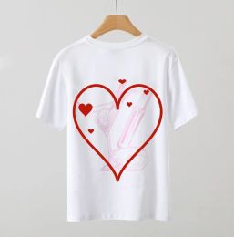 Women's T Shirts designer shirt Strawberry print casual fashion round neck loose cotton short sleeved top T-shirt for women