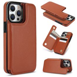 Luxury Detachable Magnetic Vogue Phone Case for iPhone 15 14 13 12 Pro Max 5G 2 in 1 Multiple Card Slots Leather Wallet Bracket Back Cover Supporting Wireless Charging