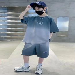 Clothing Sets Boys' Summer Sports Suit Clothes Thin Short Sleeve