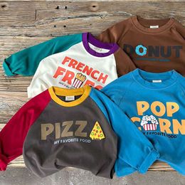 Children T Shirts 2023 Autumn T-shirt for Kids Long Sleeve Girls Tops Boys Tees 1-10years School Baby Blouse Toddler Outerwear L2405