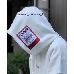 Vetements Hoodie 22Ss Red Label Sticker 100 Cotton EU Size Hoodies Men Women High Street Streetwear Autumn Winter Pullover Vetements Hoodie 187