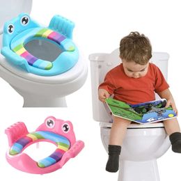 Baby Children Safe Seat with Armrest for Girls Boy Toilet Training Outdoor Travel Infant Potty Cushion L2405