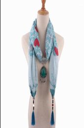 Scarves Necklace Scarf Bohemia Necklaces For Women Cotton Jewellery Wrap Female Accessories13220778