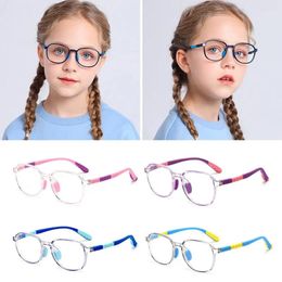 Sunglasses Blue Ray Blocking Anti-Blue Light Glasses Ultralight Eye Protection Kids Eyeglasses TR90 Cute Computer Goggles