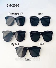 2020 New style Gentle FLATBA Designer Her Myma solo lang sun glasses Vintage Female oculos flat lens sunglasses for men women7886215