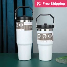 Water Bottles Has 30oz Cups Heat Preservation Stainless Steel Outdoor Large Capacity Tumblers stanliness standliness stanleiness standleiness staneliness WZDY