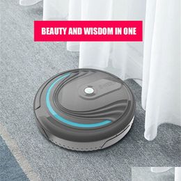 Vacuums Fl Matic Mini Vacuuming Robot Vacuum Cleaner Sweep Wet Mop Simtaneously For Hard Floors Carpet Run Charging Sweeper Drop Deliv Otejy