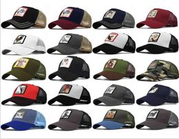 2019 New Summer New Animal Embroidery Baseball Cap Mesh Cap Baseball Hat Men And Women Hat Street Dance Hip Hop Cap5655288