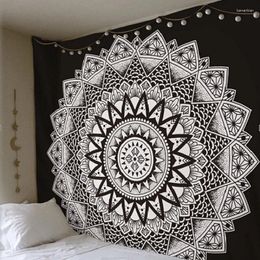 Tapestries Tapestry Decor Chic Bohemian Wall Mandala Floral Background Living Room Hanging Cloth Style