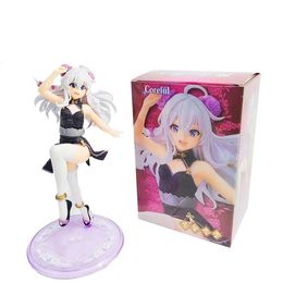 Action Toy Figures 20CM Anime characters Elaina PVC Figure Wandering Witch Kawaii Sakura Kimono Action Doll Mode Child Toys box-packed Y240516