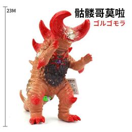Action Toy Figures 23cm large-sized soft rubber monster skull Gomora action character puppet model handmade furniture article Childrens assembly toys S2451536