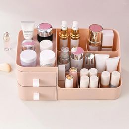 Storage Boxes Makeup Organizer With Drawers - Easy Organization And Exquisite Craft Space-saving PP Capacity Desktop