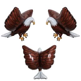 Party Balloons 3D Eagle Aluminium Film Balloon Flying Bird Kids Birthday Party Decoration Cl Wing Childrens Inflatable Toys Birthday Gift