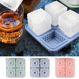 Baking Moulds Summer Silicone Ice Ball Molds Home Prismatic Boxes