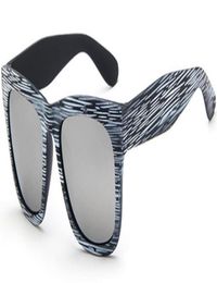 Vintage imitation Wood Grain Sunglasses Men Women Outdoor Sun Glasses Reflective Eyewear Unisex Colorfulr Mirror 10pcslot9864770