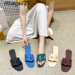 Designer Luxury Slipper Oran Home Original Slides Pig Nose Sandals Female Paul Casual Korean Bonded European and American Foreign Trade Beach