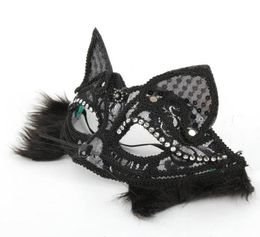 Fashion Accessories Halloween Fox Halfface Eye Mask Porn Women Lace Party Nightclub Queen Erotic Lingerie Masquerade Sexy Cosplay1252635