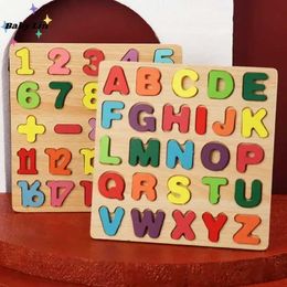 e Shape Classification Wooden Toys Early Learning Puzzle Alphabet Numeric Puzzle Preschool Education Baby Toys S516