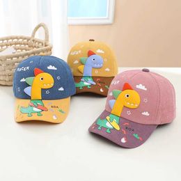 Caps Hats Childrens Baseball Hat Girl Boy Spring Summer Baby Sun Hat Cartoon Dinosaur Childrens Hat WX874165