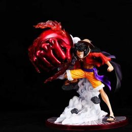 Action Toy Figures 25cm animated one piece Luffy Big First Third Gear Onigashima GK action diagram handmade statue series model desktop decoration S2451536