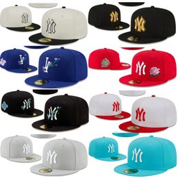 2024 New Embroidery Design Baseball Fitted Hat Summer Men'S 32 Team Hats 48 Colour Casual Sport Flat Caps Stitch World Heart Usa Statue Love Hustle Cap Mix Order