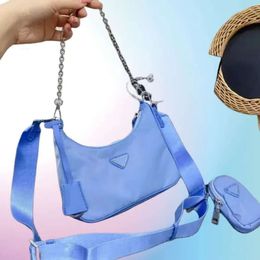 2024 Designer Bags Woven Bag Embroidered Shoulder Bag Re Nylon 2005 Hobos Handbag Luxury Tote Bag High Quality Crossbody Bag Straw Bag Underarm Bag Chain Purses 455