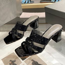 Sandalo Designer Gina Il più venduto dell'oggetto è un tacco tacco alto Diamond talluto a vena alte tacchi alti scarpe casual alla moda da donna Scarpe a tacco formale spesse scarpe formali