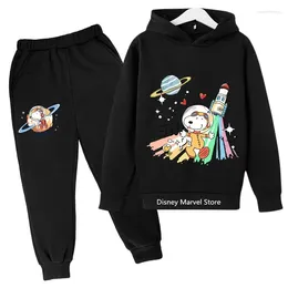 Clothing Sets Anime Boys And Girls Pullovers Spring Autumn Men'S Women'S Hoodies 2024 Fashion Children'S Sweatshirts Pants