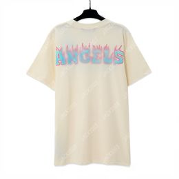 Palm PA 24SS Summer Letter Printing LogoT Shirt Boyfriend Gift Loose Oversized Hip Hop Unisex Short Sleeve Lovers Style Tees Angels 2237 IRH