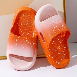 Summer Children Shoes Anti-slip Boys Girl Waterproof Wearable Indoor Shower Slippers Kid Beach Leisure Sandals L2405 L2405