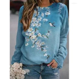 Men's Hoodies Harajuku 3D Printing Colorful Flowers Sweatshirts Fashion Women Streetwear Pullovers Girls Winter Floral Graphic Top Clothes