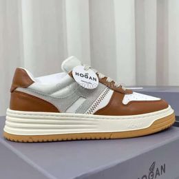 Italy TOP Designer H 630 Casual Shoes H630 Hogans Shoe Womens For Man Summer Fashion Smooth Calfskin Ed Suede Leather High Quality Hogans Sneakers Size 38-45 616