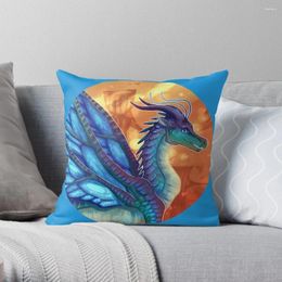 Pillow Wings Of Fire - Blue Throw S For Children Christmas Pillowcase Sofa Decorative Covers