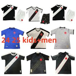 24 25 Vasco Da Gama Mens Soccer Jerseys RANIEL G. PEC JUNINHO GETULIO home Away train Wear Shirt Short Sleeves Adult Uniforms maillot de foot kits camiseta futbol long