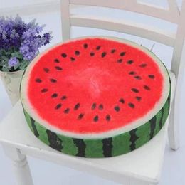 Pillow Memory Foam Soft Seat Pad Round Plush Orange Kiwi Watermelon Fruit Toys